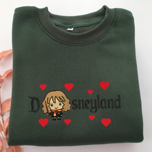 Chibi Hermione Granger v2 Disneyland Embroidery, Disneyland Embroidered Sweatshirt, Movie Disney Inspired, Best Gifts Idea For Him Her - Image 3