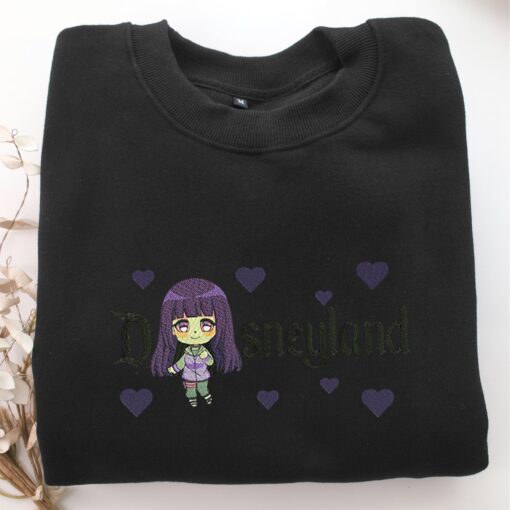 Chibi Hinata Disneyland Embroidery, Disneyland Embroidered Sweatshirt, Movie Disney Inspired, Best Gifts Idea For Him Her - Image 5