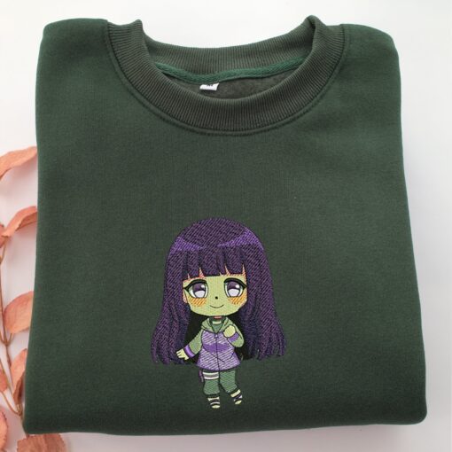 Chibi Hinata Nike Embroidered Sweatshirt, Nike Movie Inspired, Best Gifts Idea For Him Her - Image 3