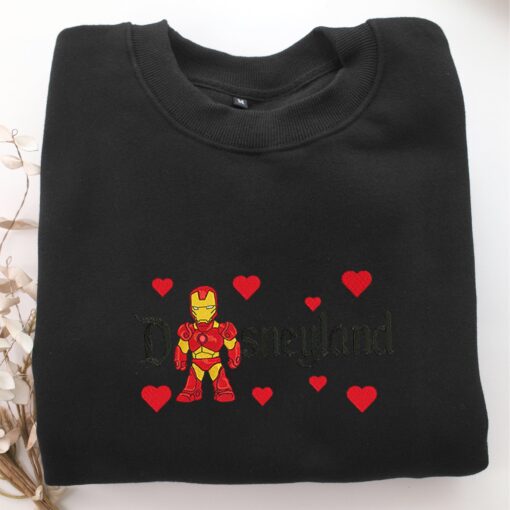 Chibi Iron Man Disneyland Embroidery, Disneyland Embroidered Sweatshirt, Movie Disney Inspired, Best Gifts Idea For Him Her - Image 5