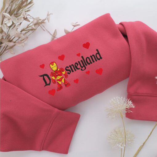Chibi Iron Man Disneyland Embroidery, Disneyland Embroidered Sweatshirt, Movie Disney Inspired, Best Gifts Idea For Him Her - Image 4