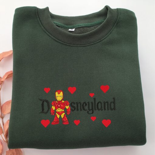 Chibi Iron Man Disneyland Embroidery, Disneyland Embroidered Sweatshirt, Movie Disney Inspired, Best Gifts Idea For Him Her - Image 3