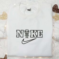 Chibi Jack x Nike Embroidered Hoodie Nike Inspired Embroidered Shirt Best Halloween Gift Ideas