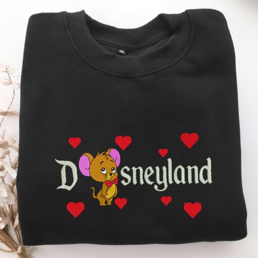 Chibi Jerry Disneyland Embroidery, Disneyland Embroidered Sweatshirt, Movie Disney Inspired, Best Gifts Idea For Him Her - Image 5