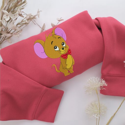 Chibi Jerry Embroidery, Disneyland Embroidered Sweatshirt, Movie Disney Inspired, Best Gifts Idea For Him Her - Image 4