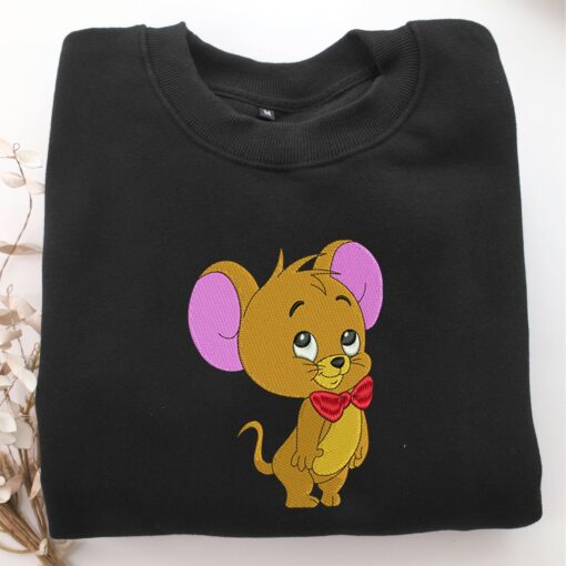 Chibi Jerry Embroidery, Disneyland Embroidered Sweatshirt, Movie Disney Inspired, Best Gifts Idea For Him Her - Image 5