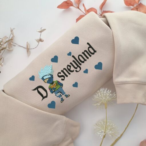 Chibi Kakashi Hatake Disneyland Embroidery, Disneyland Embroidered Sweatshirt, Movie Disney Inspired, Best Gifts Idea For Him Her