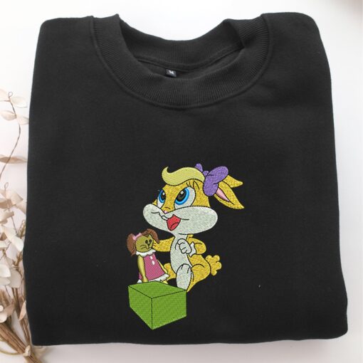 Chibi Lola Bunny Embroidery, Disneyland Embroidered Sweatshirt, Movie Disney Inspired, Best Gifts Idea For Him Her - Image 5