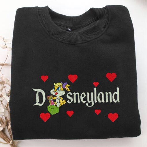 Chibi Lola Disneyland Bunny Embroidery, Disneyland Embroidered Sweatshirt, Movie Disney Inspired, Best Gifts Idea For Him Her - Image 5