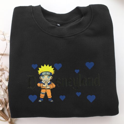 Chibi Naruto Disneyland Embroidery, Disneyland Embroidered Sweatshirt, Movie Disney Inspired, Best Gifts Idea For Him Her - Image 5