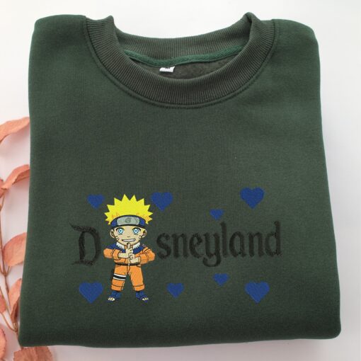 Chibi Naruto Disneyland Embroidery, Disneyland Embroidered Sweatshirt, Movie Disney Inspired, Best Gifts Idea For Him Her - Image 3