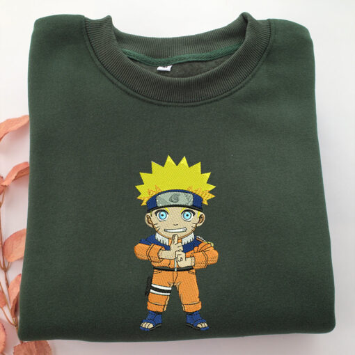 Chibi Naruto Embroidery, Disneyland Embroidered Sweatshirt, Movie Disney Inspired, Best Gifts Idea For Him Her - Image 3