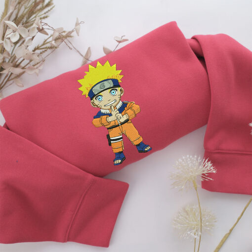 Chibi Naruto Embroidery, Disneyland Embroidered Sweatshirt, Movie Disney Inspired, Best Gifts Idea For Him Her - Image 4