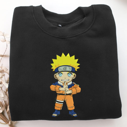 Chibi Naruto Embroidery, Disneyland Embroidered Sweatshirt, Movie Disney Inspired, Best Gifts Idea For Him Her - Image 5
