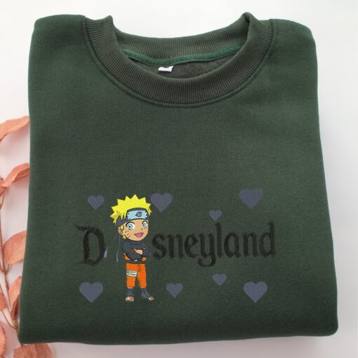 Chibi Naruto v2 Disneyland Embroidery, Disneyland Embroidered Sweatshirt, Movie Disney Inspired, Best Gifts Idea For Him Her - Image 3