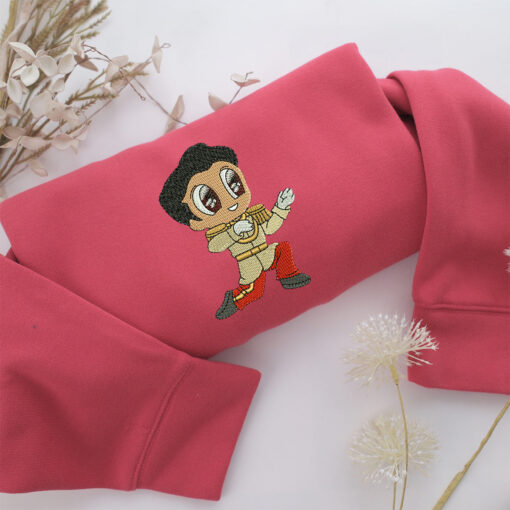 Chibi Prince Charming Embroidery, Disneyland Embroidered Sweatshirt, Movie Disney Inspired, Best Gifts Idea For Him Her - Image 4