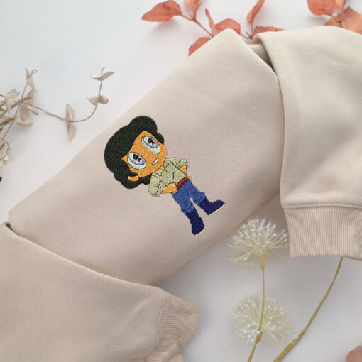 Chibi Prince Eric v2 Embroidery, Disneyland Embroidered Sweatshirt, Movie Disney Inspired, Best Gifts Idea For Him Her