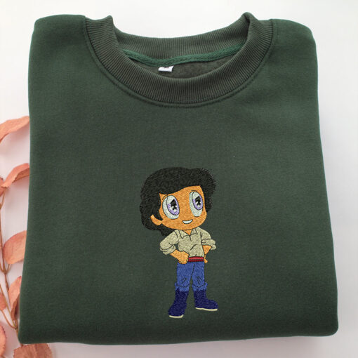 Chibi Prince Eric v2 Embroidery, Disneyland Embroidered Sweatshirt, Movie Disney Inspired, Best Gifts Idea For Him Her - Image 3