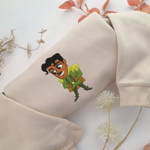 Chibi Prince Naveen Embroidery, Disneyland Embroidered Sweatshirt, Movie Disney Inspired, Best Gifts Idea For Him Her