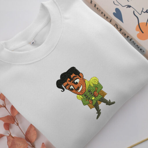 Chibi Prince Naveen Embroidery, Disneyland Embroidered Sweatshirt, Movie Disney Inspired, Best Gifts Idea For Him Her - Image 2