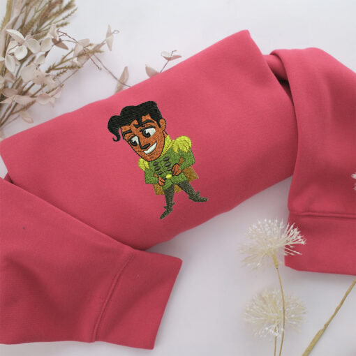 Chibi Prince Naveen Embroidery, Disneyland Embroidered Sweatshirt, Movie Disney Inspired, Best Gifts Idea For Him Her - Image 4