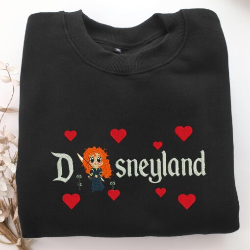 Chibi Princess Merida Disneyland Embroidery, Disneyland Embroidered Sweatshirt, Movie Disney Inspired, Best Gifts Idea For Him Her - Image 5