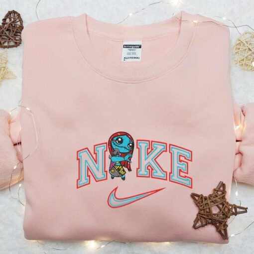 Chibi Sally x Nike Embroidered Sweatshirt The Nightmare Before Christmas Embroidered Shirt Best Halloween Gift Ideas