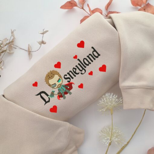 Chibi Thor Disneyland Embroidery, Disneyland Embroidered Sweatshirt, Movie Disney Inspired, Best Gifts Idea For Him Her