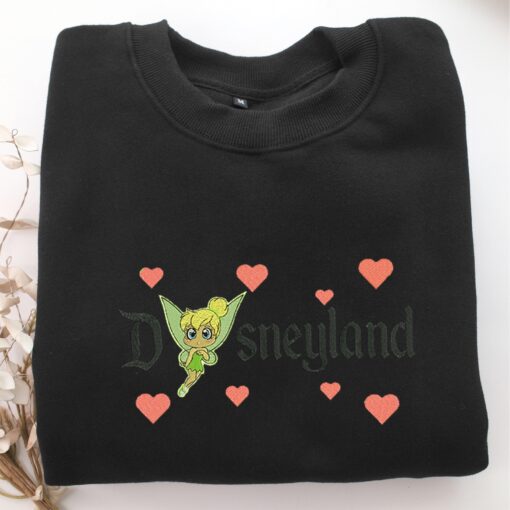 Chibi Tinkerbell Disneyland Embroidery, Disneyland Embroidered Sweatshirt, Movie Disney Inspired, Best Gifts Idea For Him Her - Image 5