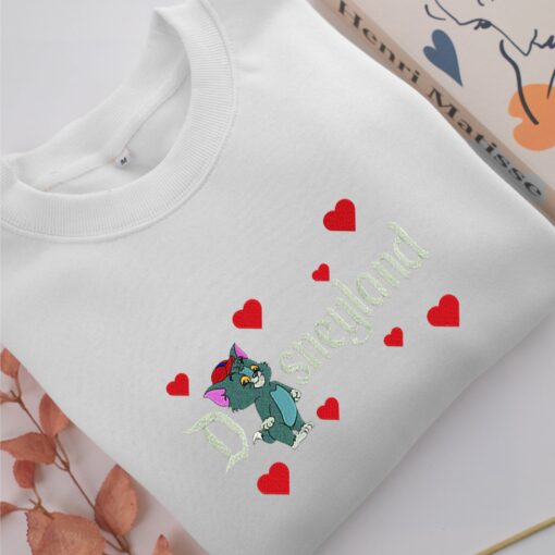 Chibi Tom Disneyland Embroidery, Disneyland Embroidered Sweatshirt, Movie Disney Inspired, Best Gifts Idea For Him Her - Image 2