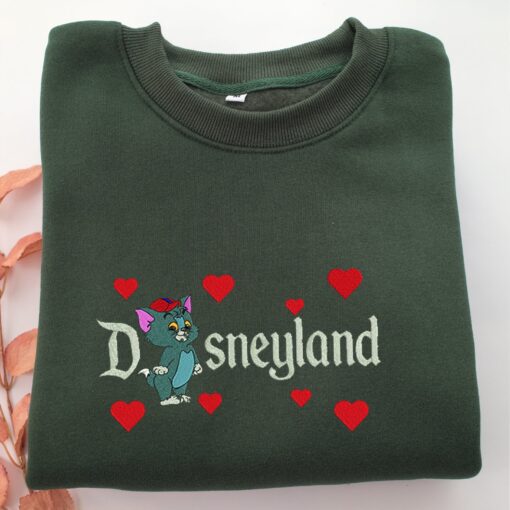 Chibi Tom Disneyland Embroidery, Disneyland Embroidered Sweatshirt, Movie Disney Inspired, Best Gifts Idea For Him Her - Image 3