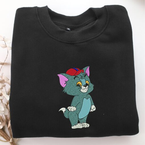 Chibi Tom Embroidery, Disneyland Embroidered Sweatshirt, Movie Disney Inspired, Best Gifts Idea For Him Her - Image 5