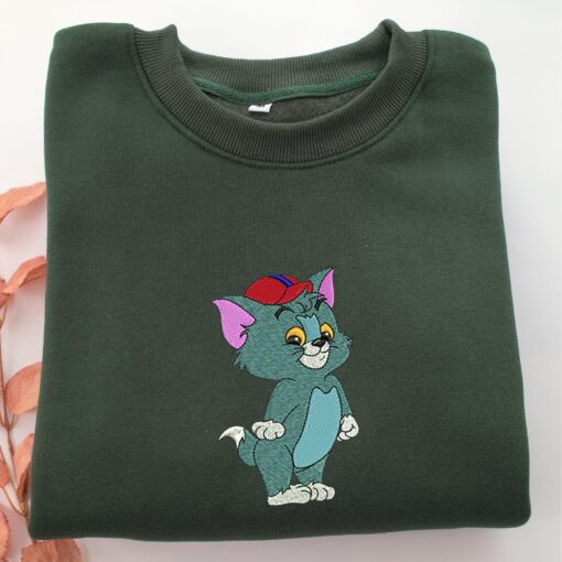 Chibi Tom Embroidery, Disneyland Embroidered Sweatshirt, Movie Disney Inspired, Best Gifts Idea For Him Her - Image 3