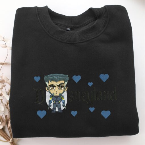 Chibi X Man Disneyland Embroidery, Disneyland Embroidered Sweatshirt, Movie Disney Inspired, Best Gifts Idea For Him Her - Image 5