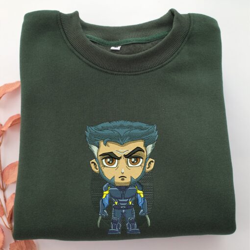 Chibi X Man Embroidery, Disneyland Embroidered Sweatshirt, Movie Disney Inspired, Best Gifts Idea For Him Her - Image 3