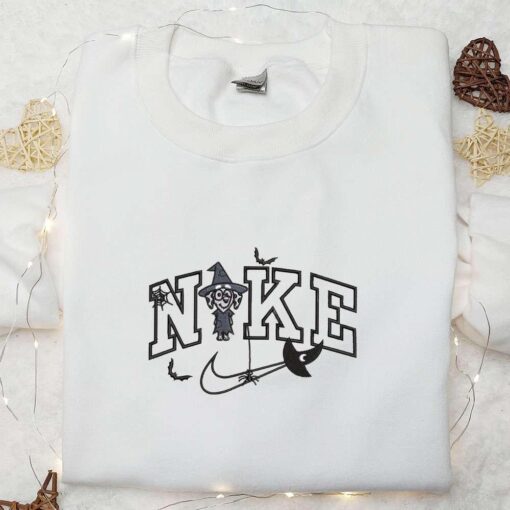Chloe Witch x Nike Embroidered Shirt Bluey Cartoon Embroidered Hoodie Halloween Embroidered Sweatshirt