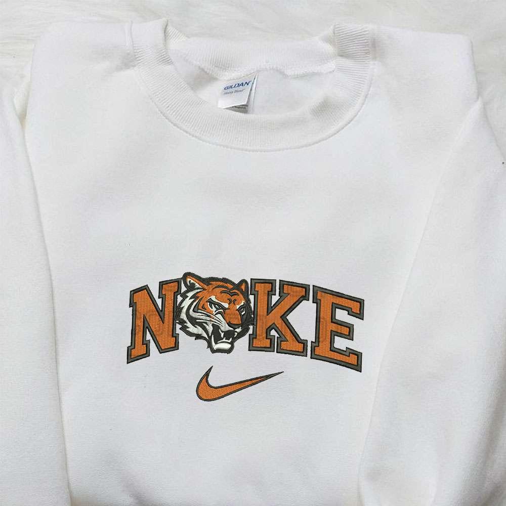 Cincinnati Bengals x Nike Embroidered Shirt NFL Sports Embroidered Hoodie Best Fandom Gift Idea 1