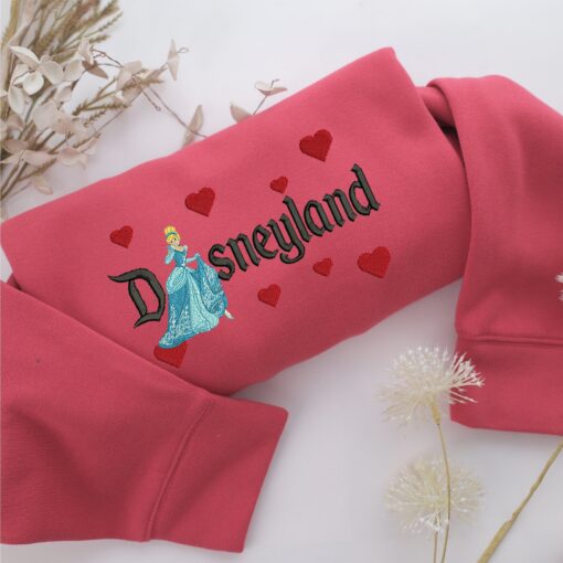 Cinderella Disneyland Embroidery, Disneyland Embroidered Sweatshirt, Movie Disney Inspired, Best Gifts Idea For Him Her - Image 4