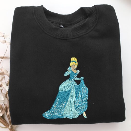 Cinderella Embroidery, Disneyland Embroidered Sweatshirt, Movie Disney Inspired, Best Gifts Idea For Him Her - Image 5