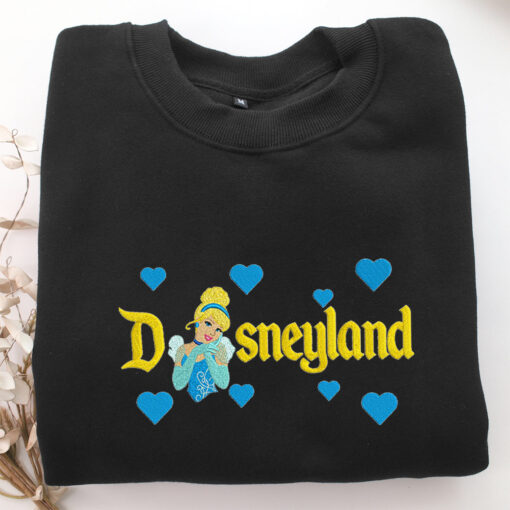 Cinderella Half Disneyland Embroidery, Disneyland Embroidered Sweatshirt, Movie Disney Inspired, Best Gifts Idea For Him Her - Image 5
