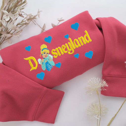 Cinderella Half Disneyland Embroidery, Disneyland Embroidered Sweatshirt, Movie Disney Inspired, Best Gifts Idea For Him Her - Image 4