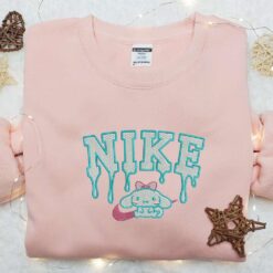 Cinnamoroll x Nike Embroidered Shirt Cartoon Embroidered Hoodie Best Gift Idea