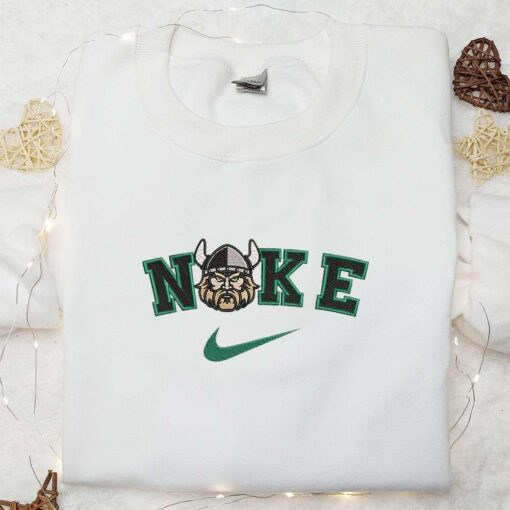 Cleveland State Vikings x Nike Embroidered Shirt NCAA Sports Embroidered Hoodie Best Gift Idea
