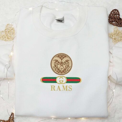 Colorado State Rams x Gucci Embroidered Shirt NCAA Sports Embroidered Hoodie Best Gift Idea