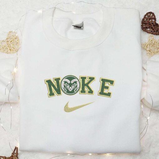 Colorado State Rams x Nike Embroidered Shirt NCAA Sports Embroidered Hoodie Best Gift Idea