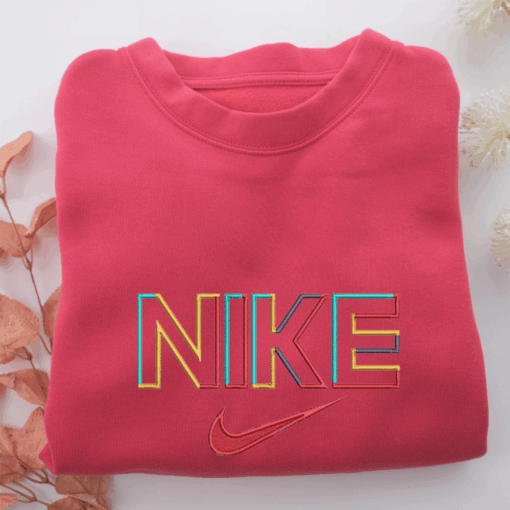 Colorful Nike Nike Embroidered Sweatshirt, Nike Movie Inspired, Best Gifts Idea For Him Her - Image 5