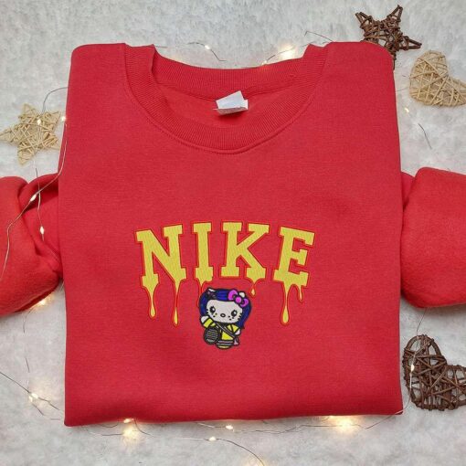 Coraline Hello Kitty Embroidered Shirt Best Halloween Gifts Ideas