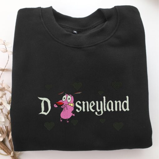 Courage Disneyland Embroidery, Disneyland Embroidered Sweatshirt, Movie Disney Inspired, Best Gifts Idea For Him Her - Image 5