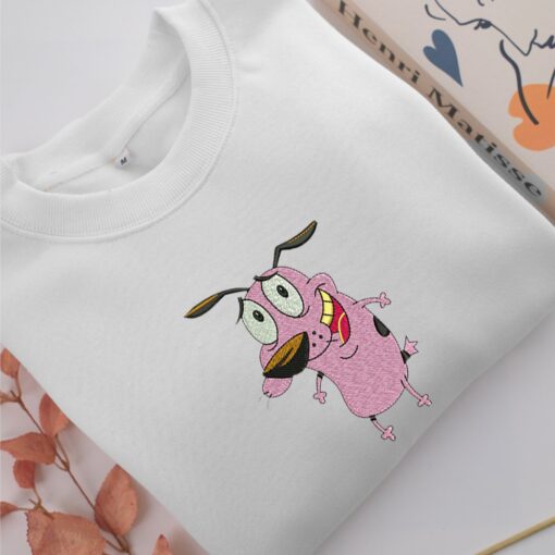 Courage Embroidery, Disneyland Embroidered Sweatshirt, Movie Disney Inspired, Best Gifts Idea For Him Her - Image 2