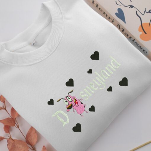 Courage v2 Disneyland Embroidery, Disneyland Embroidered Sweatshirt, Movie Disney Inspired, Best Gifts Idea For Him Her - Image 2